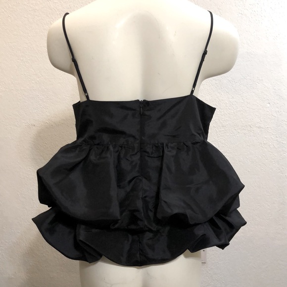a.new day Black Tiered Taffeta Tank - Picture 3 of 6